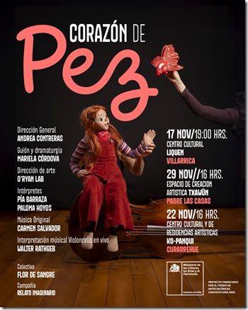 CORAZÓN DE PEZ, TODAS LAS FECHAS