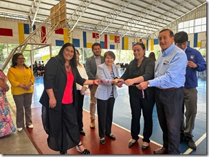 Inauguración obras mejroamiento Esc. Villa Huequén 1