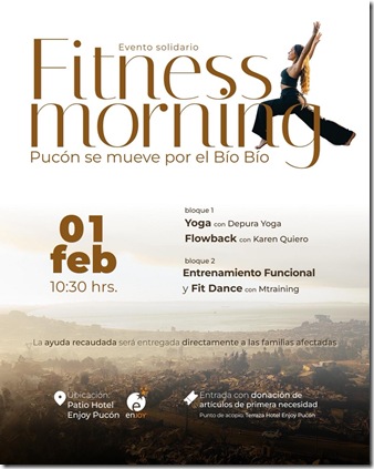 Flyer evento solidario Puc&oacute;n