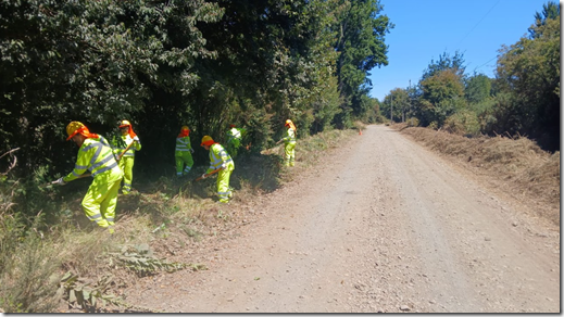 Foto 1 - Trabajos en comunidad ind&iacute;gena de Cullinco 
