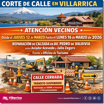 gr&aacute;fica corte de calles