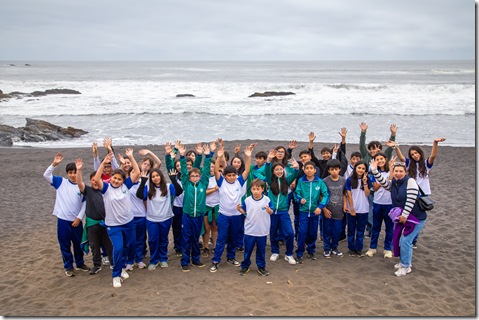Salida del colegio A-Lafken de Penco, 1er lugar en 2025