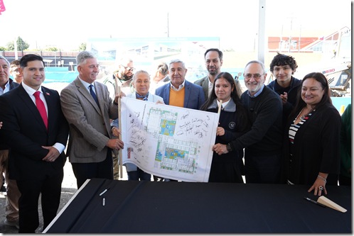 Renaico inicia histórica transformación educativa con la colocación de la primera piedra del nuevo Liceo Domingo Santa María (1)
