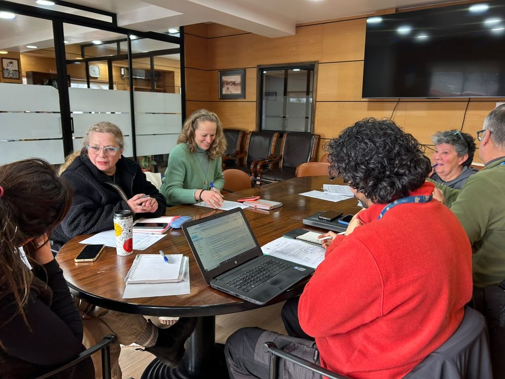 Representantes de agrupaciones animalistas y autoridades municipales de Pucón en mesa de trabajo por el nuevo canil.