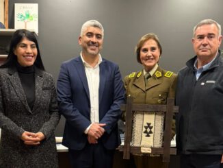 Fachada de la unidad de Carabineros en la comuna de Cholchol
