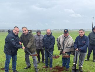 Ceremonia de primera piedra para proyecto de riego fotovoltaico en comunidad mapuche de Malleco