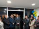 El diputado Eduardo Cretton en la ceremonia de inauguración de su nueva sede parlamentaria en la ciudad de Victoria