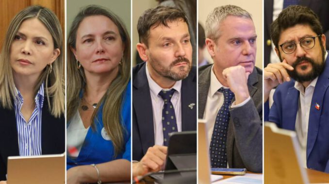 Diputados chilenos debaten en el Congreso Nacional ante la emergencia por el sistema frontal