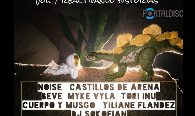 Cartel promocional del evento artístico Abducción Temporal Vol. 1 en la Galo