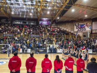 Partidos de voleibol femenino internacional en el Gimnasio Olímpico de la Universidad de La Frontera