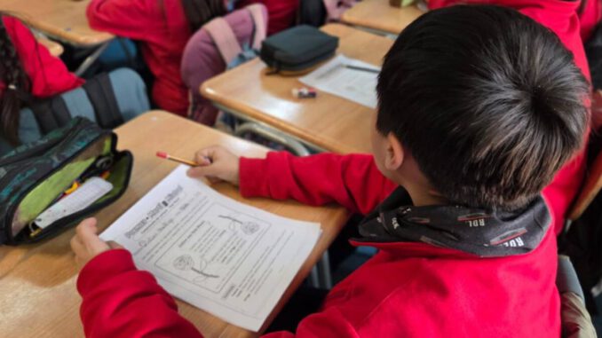 Autoridades educativas en el lanzamiento de Chile Aprende y Avanza en un colegio de La Araucanía