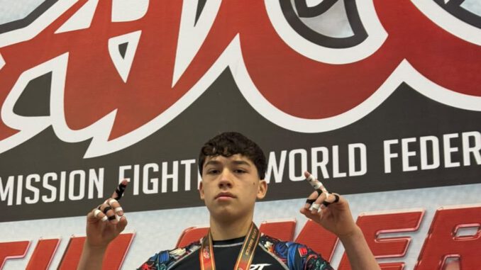 Martín Saldivia Chávez, joven promesa del grappling chileno