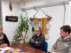 El ministro José García Ruminot y el diputado Stephan Schubert en reunión de trabajo con la alcaldesa Jacqueline Romero en Pitrufquén