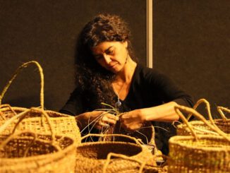 Personas y organizaciones participando en el proceso de mapeo de economías creativas en Pucón
