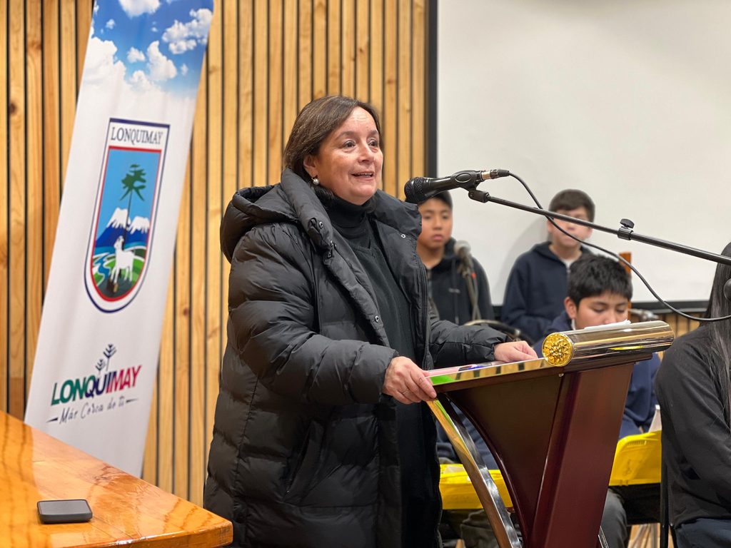 Estudiantes de Santo Tomás Temuco realizando trabajos voluntarios en la comuna de Lonquimay