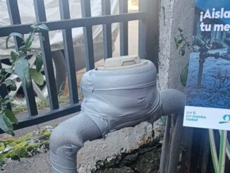 Personal técnico recomienda proteger medidores de agua ante el pronóstico de heladas en la región