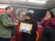 Alicia Lira, Premio Nacional de Derechos Humanos, durante su discurso en un acto homenaje en Temuco