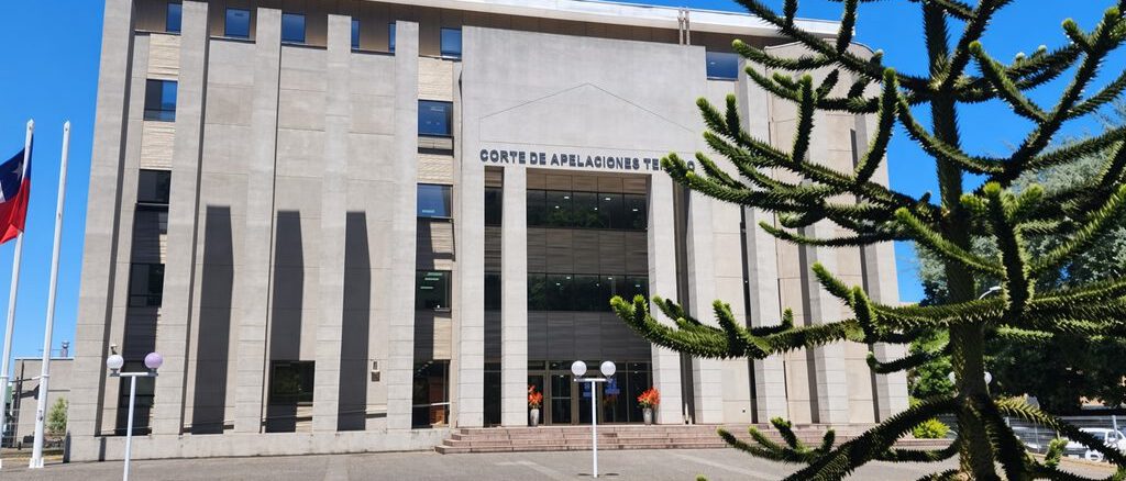 Corte de Apelaciones de Temuco donde se definirá la terna para la Fiscalía Regional de La Araucanía