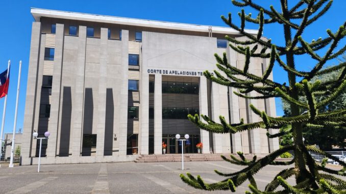 Corte de Apelaciones de Temuco donde se definirá la terna para la Fiscalía Regional de La Araucanía