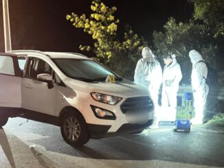 Patrulla de Carabineros en el lugar donde ocurrió el procedimiento policial en Padre Las Casas