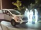 Patrulla de Carabineros en el lugar donde ocurrió el procedimiento policial en Padre Las Casas