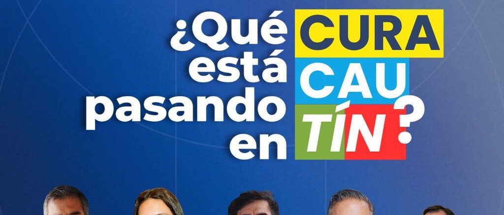 Autoridades y expertos participando en el evento de Corparaucanía en Curacautín sobre desarrollo regional