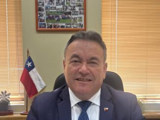 Diputado Juan Carlos Beltrán durante su intervención en la Cámara sobre la seguridad en la Macrozona Sur.