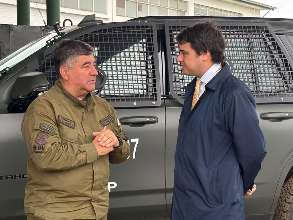 El diputado Eduardo Cretton y el subsecretario Máximo Pavez revisan estrategias de seguridad en La Araucanía