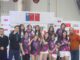 Estudiantes de balonmano escolar de Villarrica posando tras obtener el segundo lugar regional