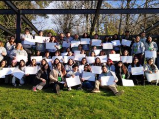 Estudiantes de distintas sedes de Santo Tomás participando en talleres de liderazgo en Villarrica