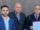 Dirigente de FENATE denunciando la falta de transparencia del Gobierno Regional de La Araucanía
