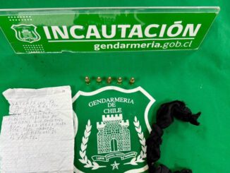 Funcionarios de Gendarmería realizan controles de seguridad en un recinto penitenciario de La Araucanía