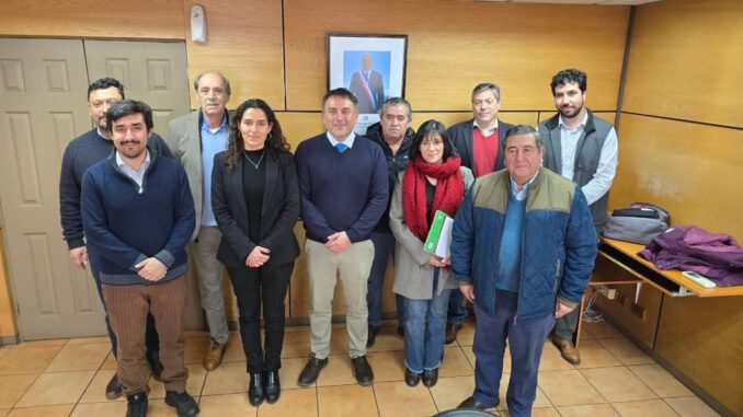 Reunión entre autoridades del Ministerio de Transportes y operadores de buses en Villarrica para asegurar la conectividad