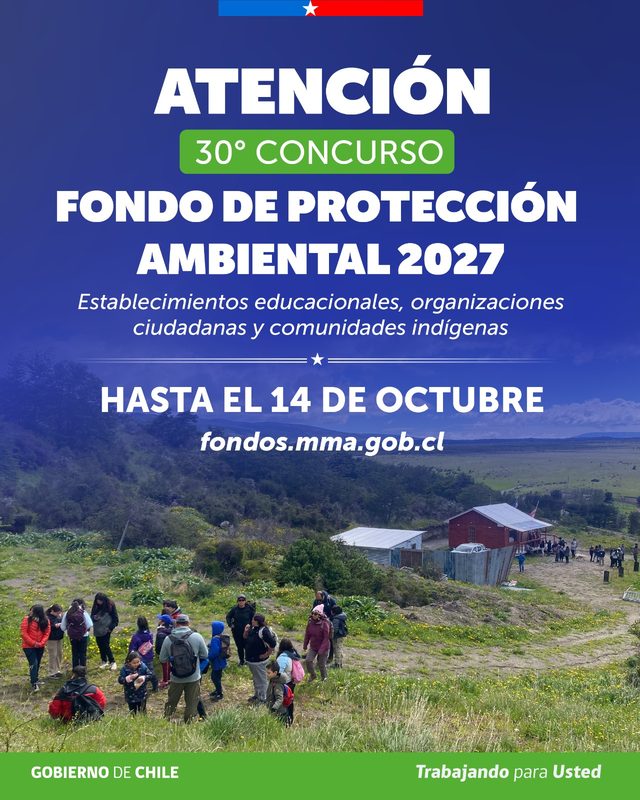Ministerio del Medio Ambiente anuncia nueva convocatoria del Fondo de Protección Ambiental 2027
