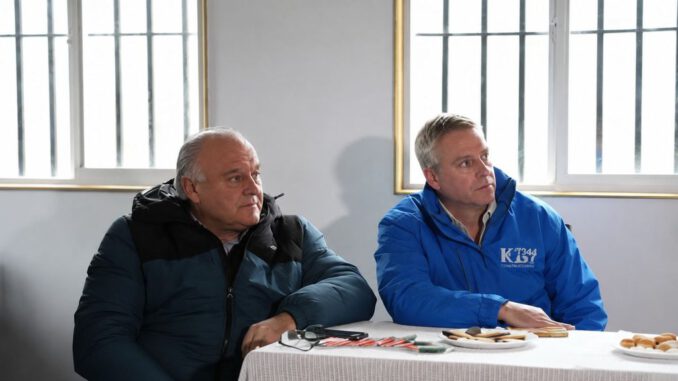 Diputado Tomás Kast y senador Miguel Becker inspeccionan deficiencias en viviendas sociales de Villa Piuke Lamien en Villarrica