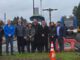 Autoridades recorren las obras de reposición de vías del proyecto ferroviario Temuco-Gorbea