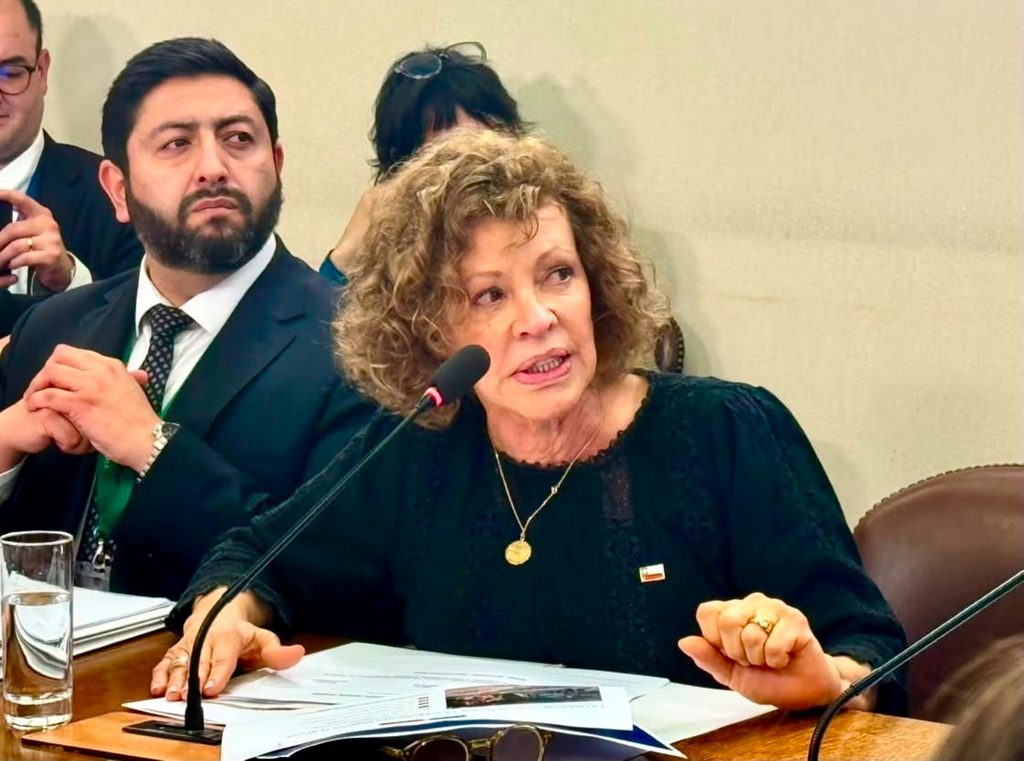 Autoridades y familias celebrando la aprobación del proyecto de regularización de títulos de dominio