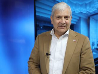 El exgeneral director de Carabineros Ricardo Yáñez durante una entrevista sobre el rol de las FF.AA. en seguridad