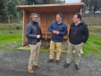 Reunion entre Seremi de Transportes y el alcalde de Renaico para evaluar proyectos viales y daños por lluvias