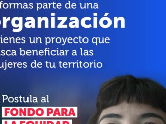 Mujeres organizadas participando en una reunión de fomento de equidad de género en Chile
