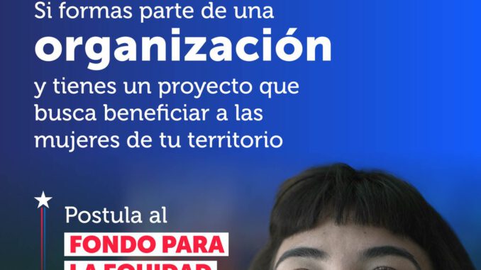 Mujeres organizadas participando en una reunión de fomento de equidad de género en Chile