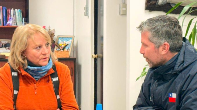 La alcaldesa de Pitrufquén junto a autoridades de la Subdere revisan planes de recuperación por emergencias climáticas