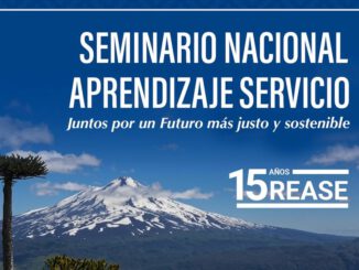 Cartel informativo del 13° Seminario Nacional de Aprendizaje Servicio Chile en Temuco