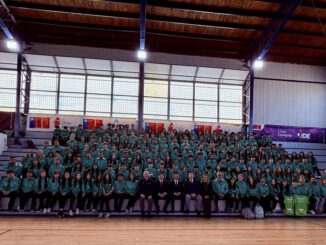 Entrega de indumentaria oficial a la delegación de deportistas de La Araucanía en el Gimnasio Ñielol