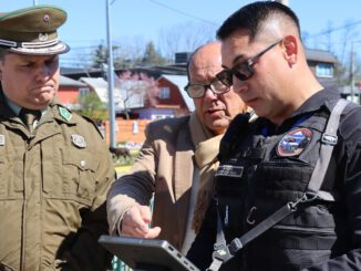 Carabineros y autoridades municipales supervisan nuevo punto de atención en Segunda Faja de Villarrica