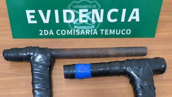 Camión de reparto de Mercado Libre interceptado en operativo policial en Temuco