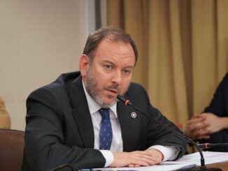 El diputado Cristián Neira durante sus declaraciones sobre la tragedia ocurrida en la región de La Araucanía