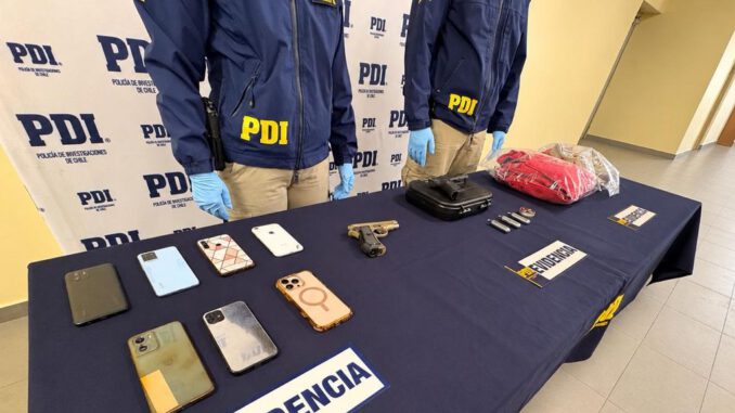 Personal de la PDI realizando diligencias investigativas en Temuco tras detención por secuestro
