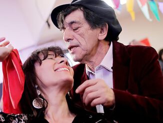 Dióscoro Rojas Gran Guaripola en la presentación de la Cumbre Guachaca en Temuco