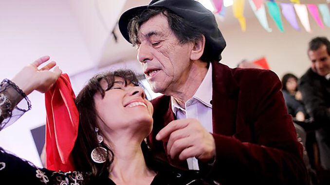 Dióscoro Rojas Gran Guaripola en la presentación de la Cumbre Guachaca en Temuco
